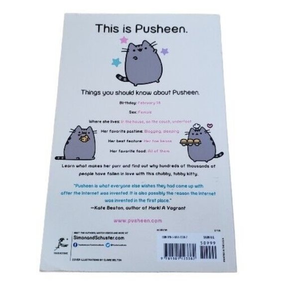 I Am Pusheen the Cat - Unknown Binding By Claire Belton Corners Have Bends GUC - Picture 2 of 2